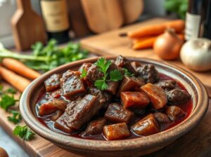 Boeuf Bourguignon à Moda Tradicional